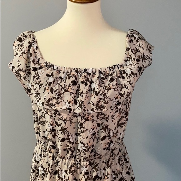 Club Monaco Hamisi Off-the-Shoulder Silk Dress - Picture 4 of 5